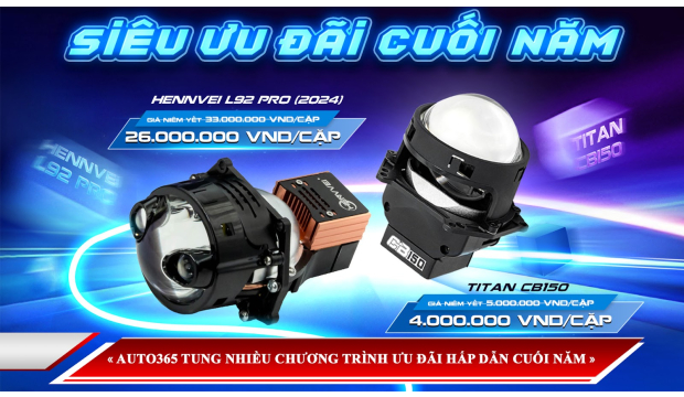 AUTO365 TUNG NHIỀU CHƯƠNG TRÌNH ƯU ĐÃI HẤP DẪN CUỐI NĂM